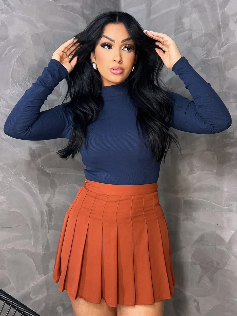 Blusa de Manga Longa gola 'ALTA'